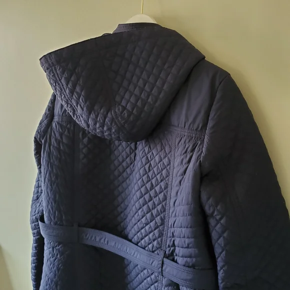 Tommy Hilfiger L Old Money English Cottagecore Equestrian Diamond Quilted Coat - Picture 10 of 11